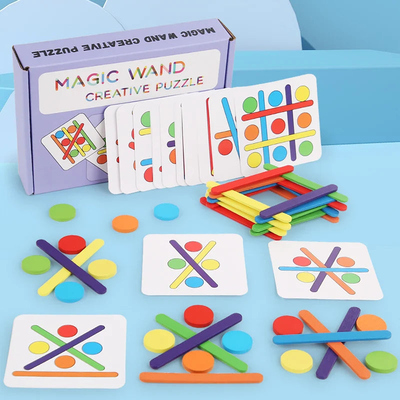 3D Tangram Math Puzzle – Interactive Building Blocks Game for Kids