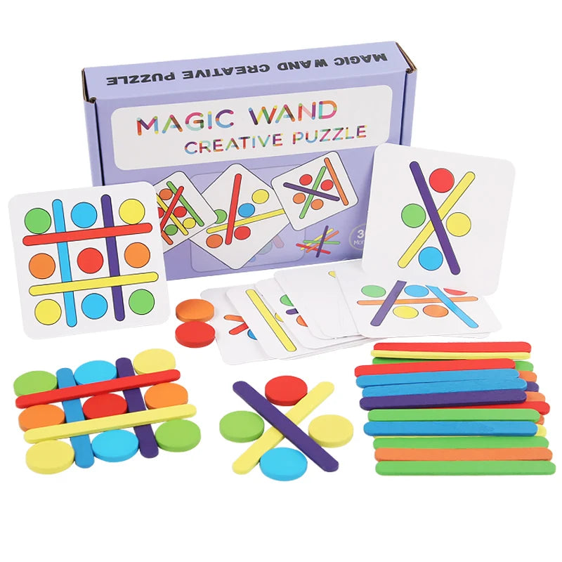 3D Tangram Math Puzzle – Interactive Building Blocks Game for Kids