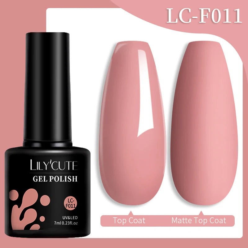 LILYCUTE Color Explosion β 184 Shades of Long-Lasting Gel Polish with Red Glitter Magic