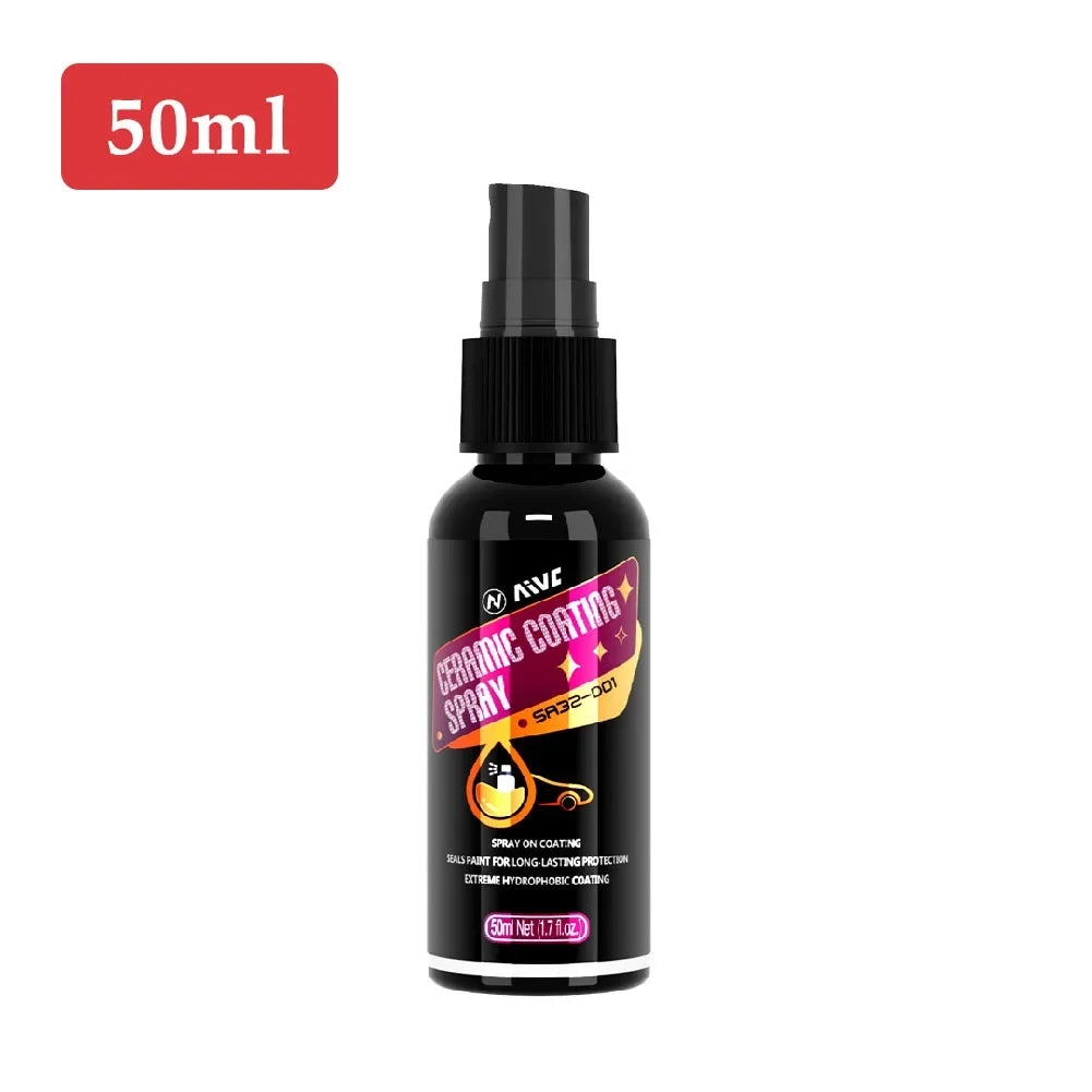 Ceramic Car Coating Spray Nano Ceramic Coating For Auto Paint Care Hydrophobic Crystal Durable Protection Paintwork Shine Shield