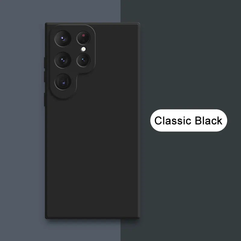 Original Square Liquid Silicone Case Covers for Samsung Galaxy S 24 S24 Plus Ultra 5G Global Camera Protection Phone Bags Armor