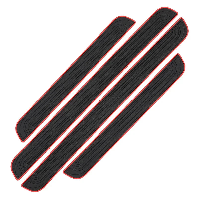 Rubber Guard Door Sill Scuff Covers – 4PCS Set