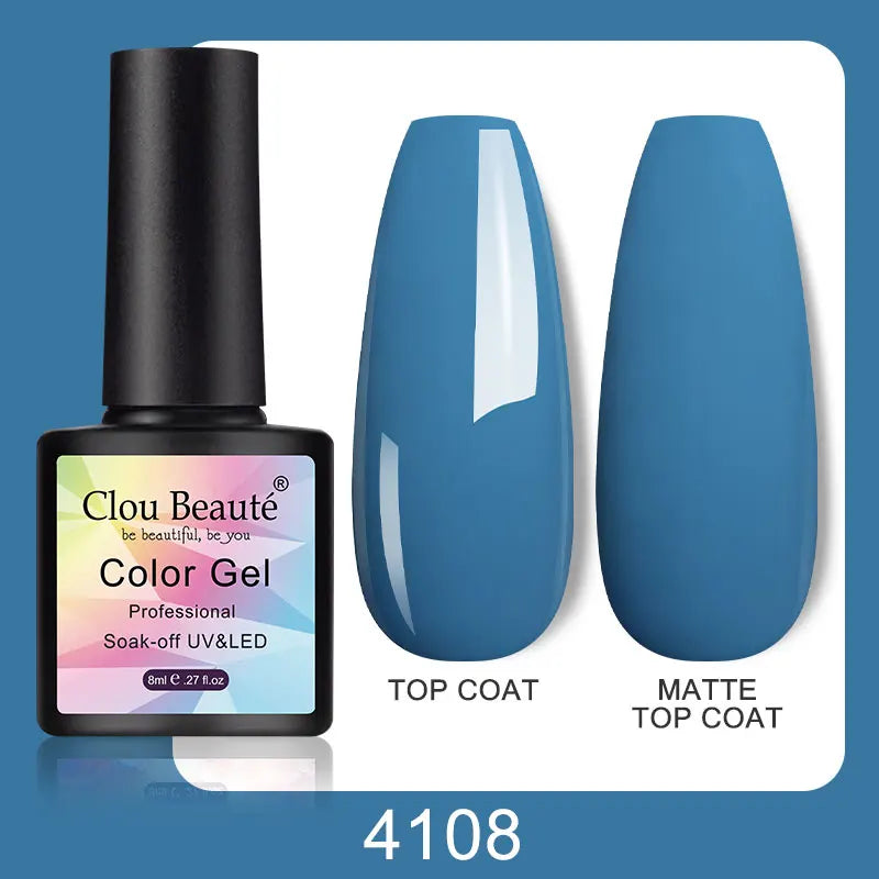 Clou Beaute Color Pop β 8ml Gel Varnish for Bold, Long-Lasting Nail Art (UV/LED Cure)