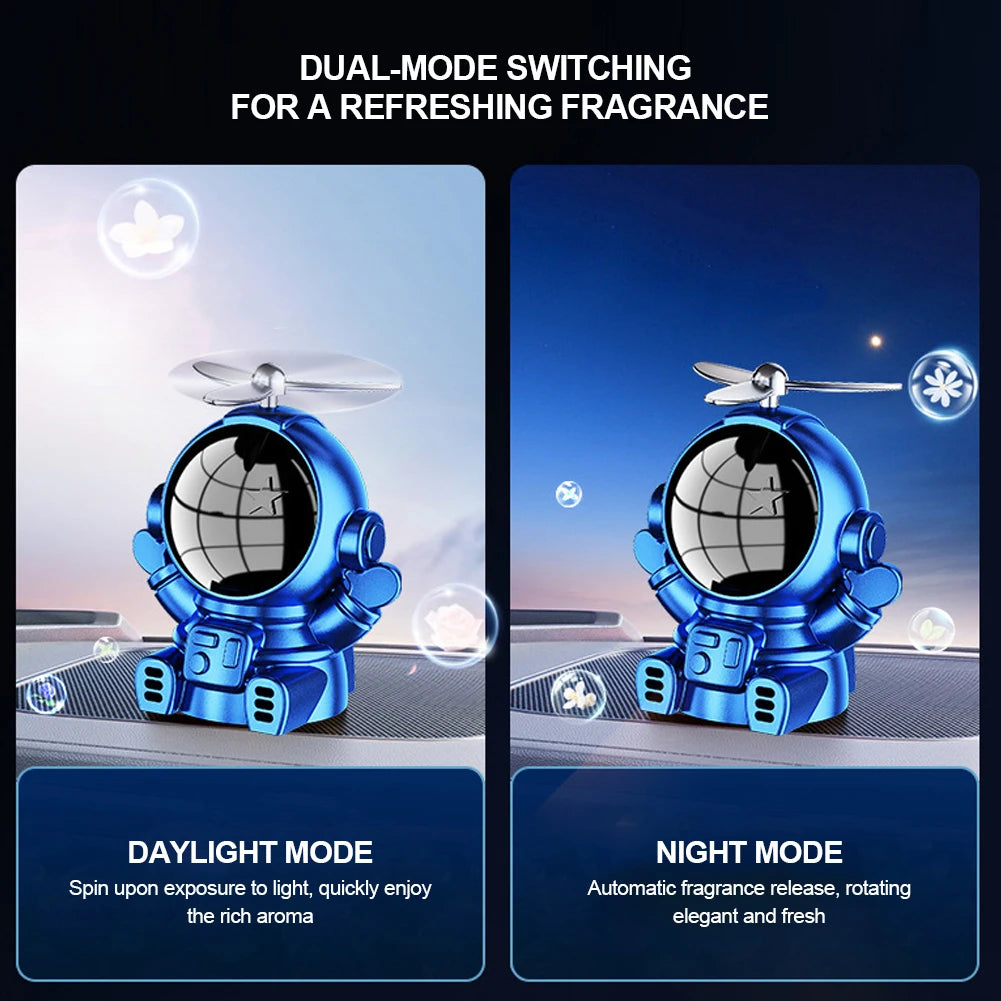 Solar Car Air Freshener Auto Interiors Rotation Air Freshener Ornaments Long Lasting Flavoring Deodorant Diffuser Accessories