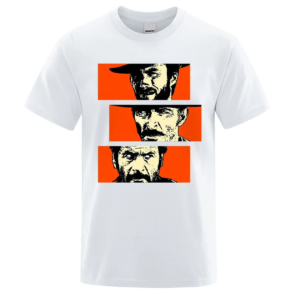 The Good, The Bad & The Stylish – Oversized Cowboy Tee for Classic Western Fans!