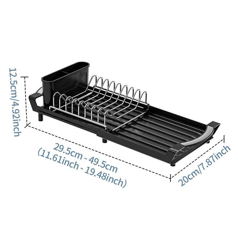 Kitchen Dish Rack Multifunctional Bowl And Dish Holders Cup Chopsticks Drain Kitchen Storage Rack Storage For Kitchen Organizers