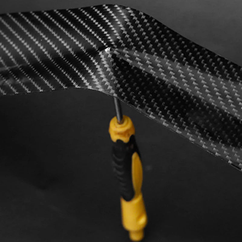 3/5/10M Carbon Fiber Car Stickers Auto Door Threshold Trunk Protective Strip Anti Scratch Tape Waterproof Decal Auto Accessories