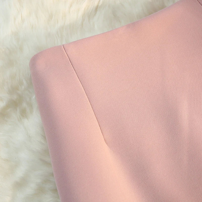 Seoulish 2024 New Spring Summer Elegant Purple Formal Women's Wrap Skirts High Waist Workwear Back Zipper A-Line Skirts Female