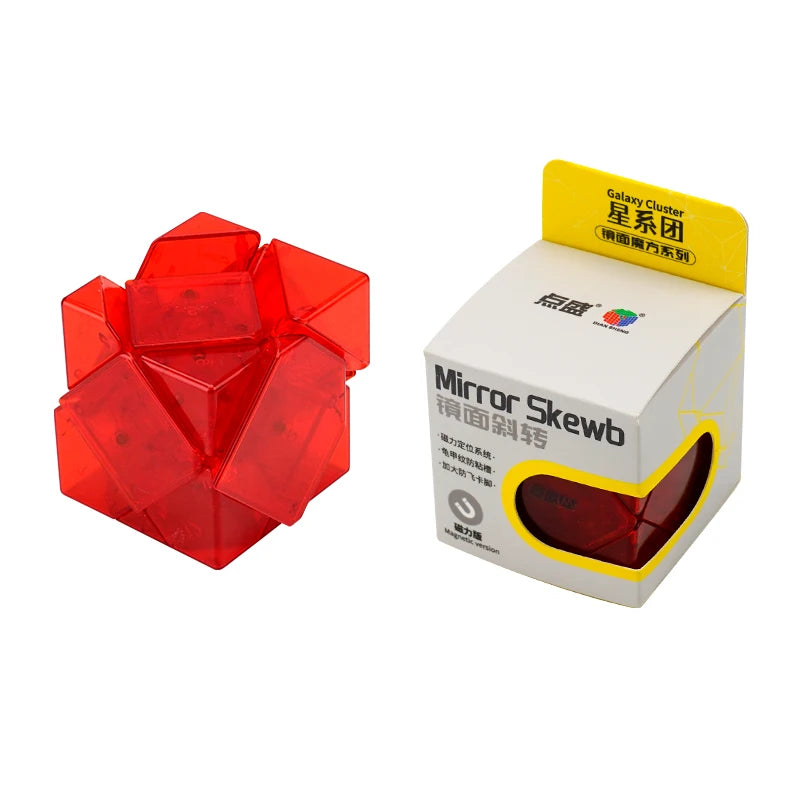 Mirror Moves – Diansheng Skewb Cube with Galaxy Closter Vibes