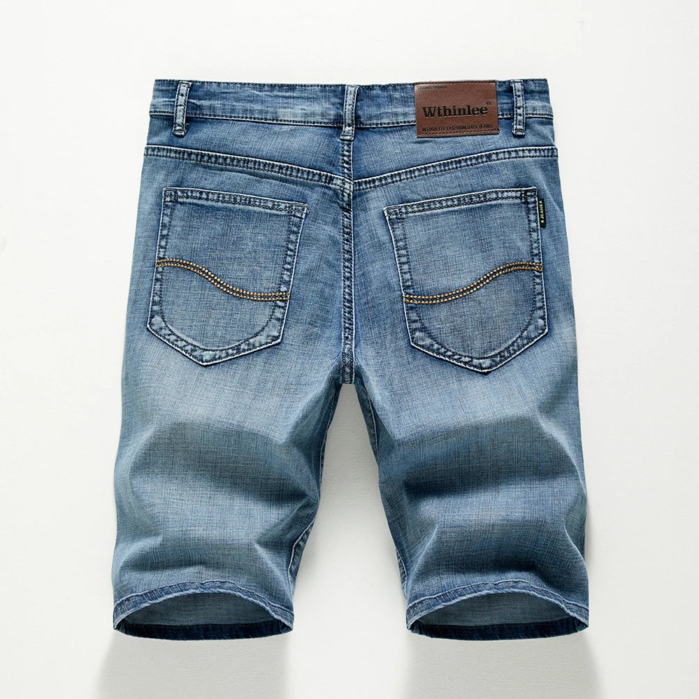 Men’s Summer Denim Shorts – Stretchy, Stylish & Built to Move!