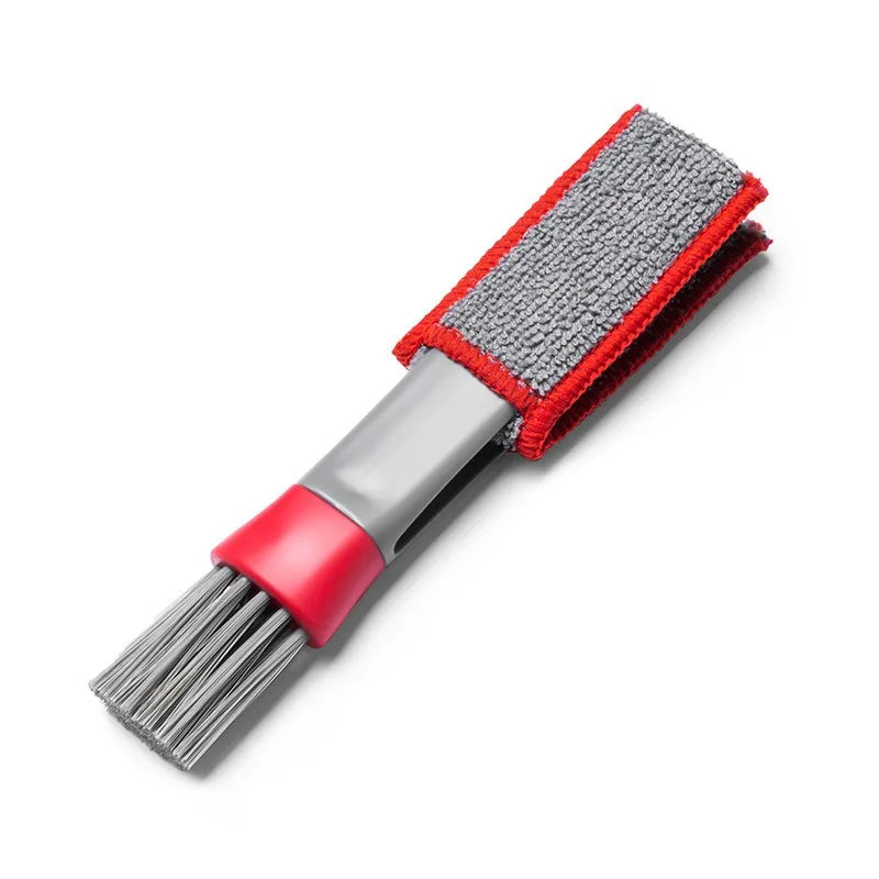Car Air Vent Double Head Brushes Multifunction Auto Air Conditioner Car Cleaning Tools Dusting Interior Detailing Tool Brush