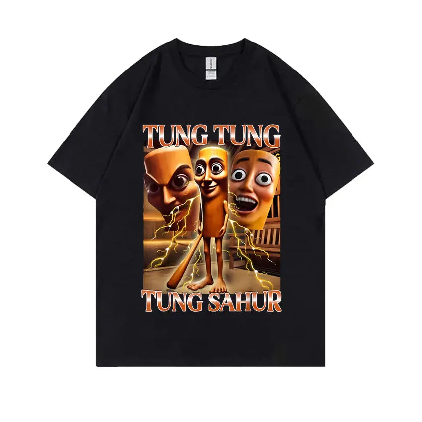 Italian Brainrot Funny Meme T-shirt Tralalero Tralala Tung Tung Tung Sahur Brr Brr Patapim Bombardiro Crocodilo Graphic T Shirts