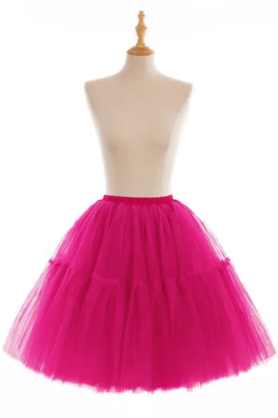 MisShow Women Tutu Short Skirt High Waist Mesh Soft Tulle Skirt Puffy Pettiskirt Prom Ball Gown Party Dance Tutu Dress