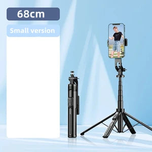 130cm Long Selfie Stick Tripod Extendable Wireless Bluetooth Remote Portable Smartphone Tripod Stand Mount For iOS Android Phone