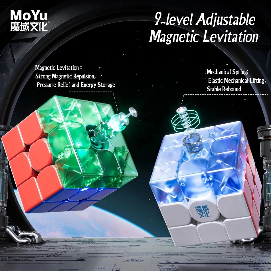 Moyu Weilong WRM V9 Ball-Core UV 3X3 Magnetic Magic Speed Cube Fidget Toys Moyu Weilong WRMV9 Maglev Cubo Magico Puzzle Gift Toy
