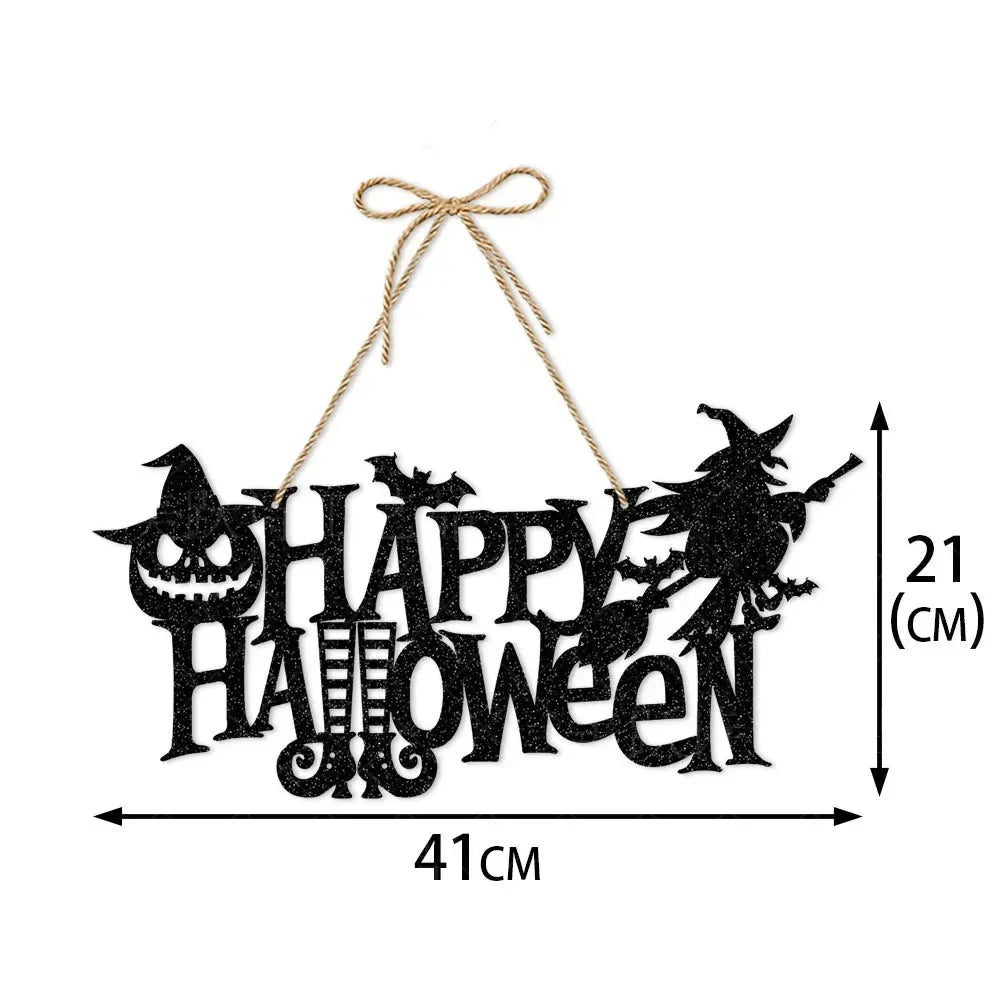 Halloween Party Decors Pumpkin Ghost Bat Door Hanging Pendents Happy Festival Decorations for Home