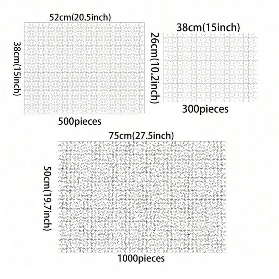 300/500/1000Pcs Wooden Puzzles for Princess Unicorns Jigsaw Puzzles for Bedroom Livingroom Challenging Family Activity Game