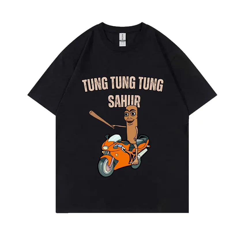 Italian Brainrot Funny Meme T-shirt Tralalero Tralala Tung Tung Tung Sahur Brr Brr Patapim Bombardiro Crocodilo Graphic T Shirts