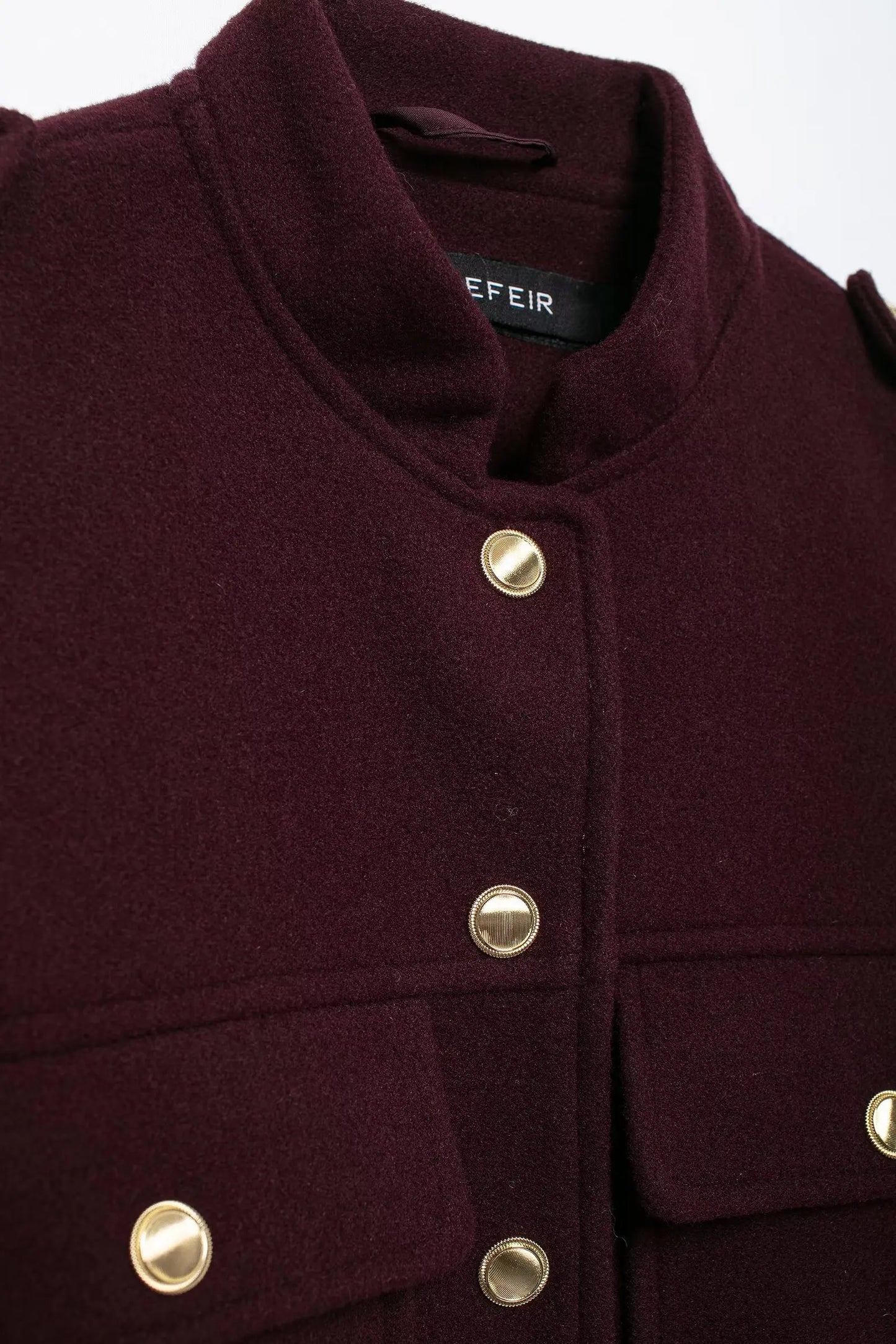 TRAFZA 2024 Fashion Women Soft Tweed Bomber Jacket O-Neck Long Sleeve Pockets Buttons Loose Woolen Coat Female Streetwear