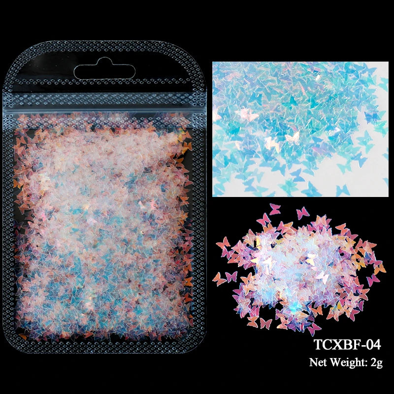 Starstruck Sparkle – Holographic Silver Nail Sequins for Viral DIY Looks