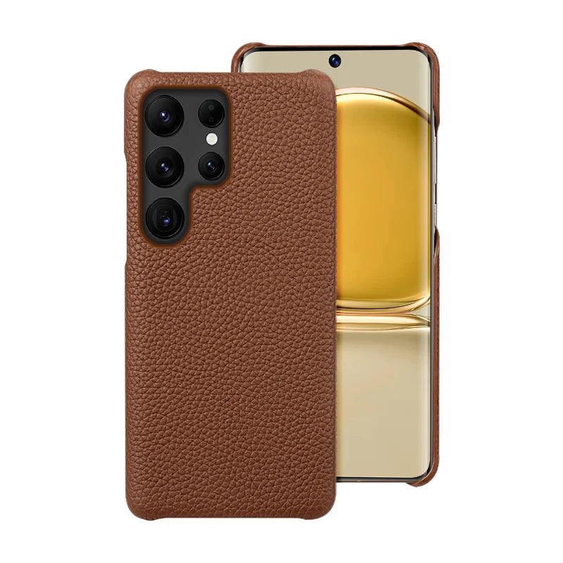 Clearance Sale Genuine Leather Phone Case For Samsung Galaxy S 24 S23 S24 Ultra S24 Plus S21Ultra S20Ultra S22Ultra Luxury Cover