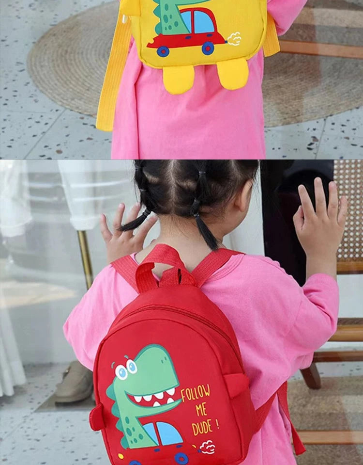 Cute Dino Kids Backpack – Safe, Fun & Ready for Preschool Adventures!
