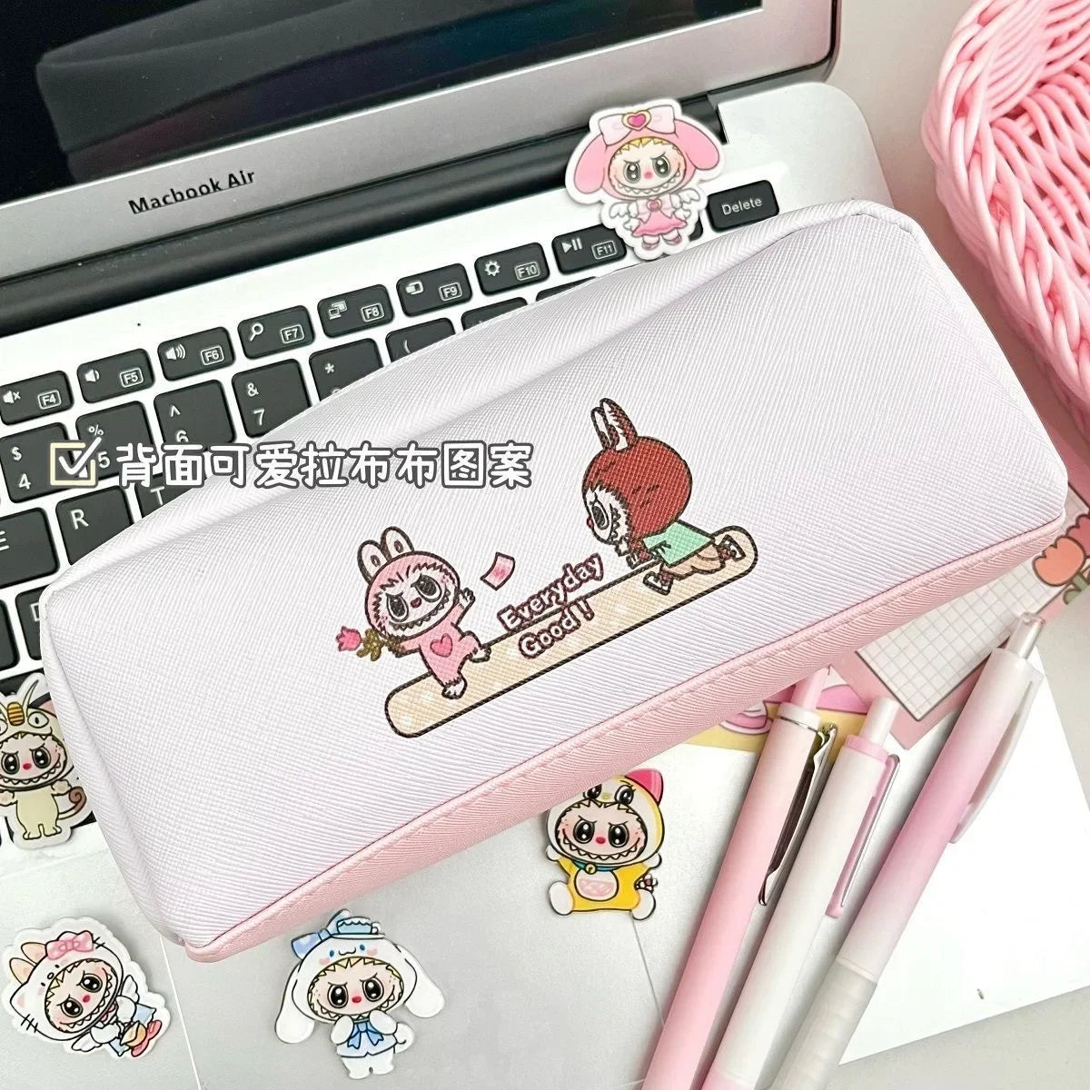 Hot-Selling Transparent Cartoon Pencil Case – Large Capacity Stationery Organizer