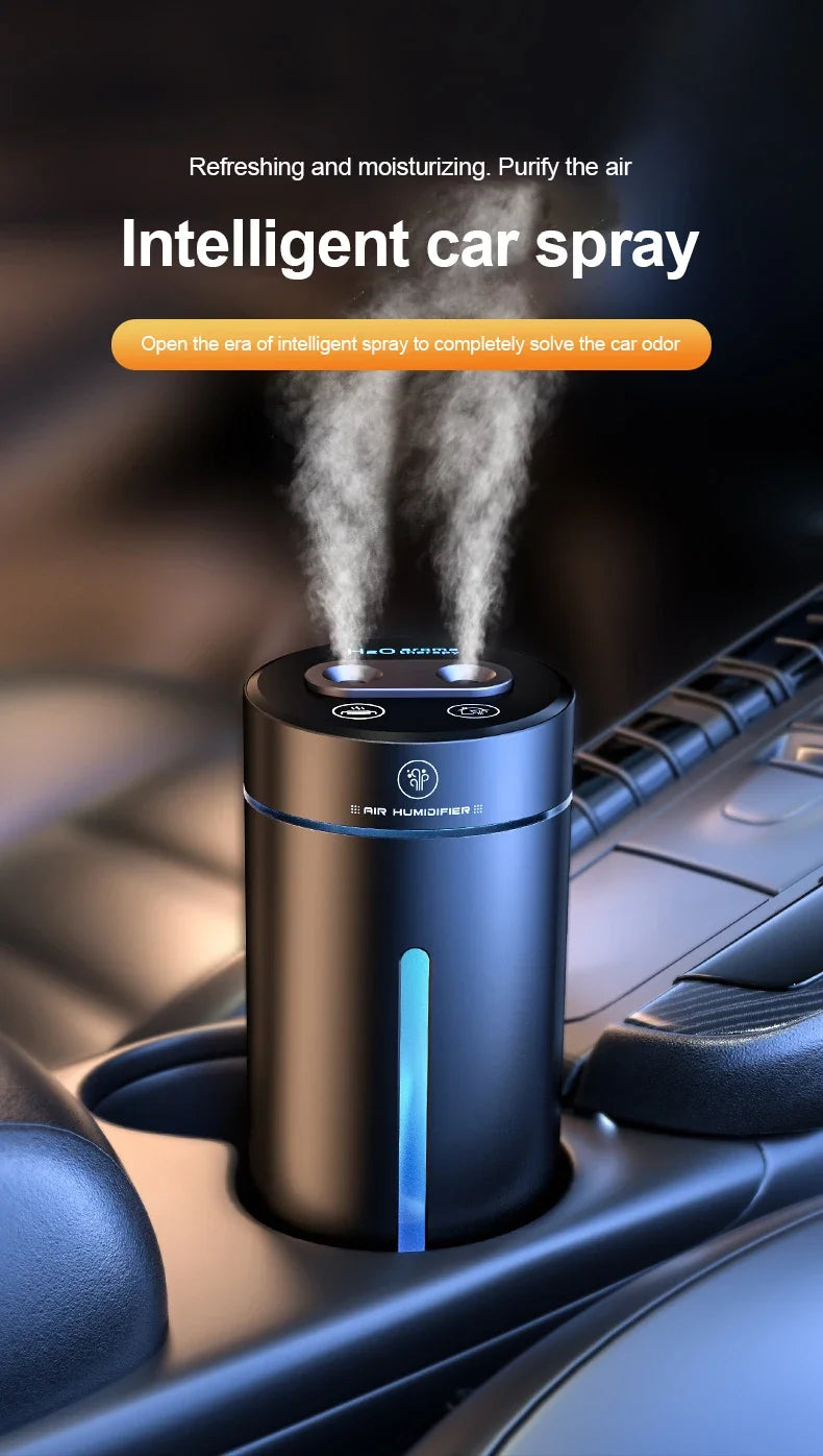 Car Air Freshener USB Charge Aroma Humidifier Mini Essential Oil Diffuser Car Flavoring Aromatherapy Interior Car Accessories