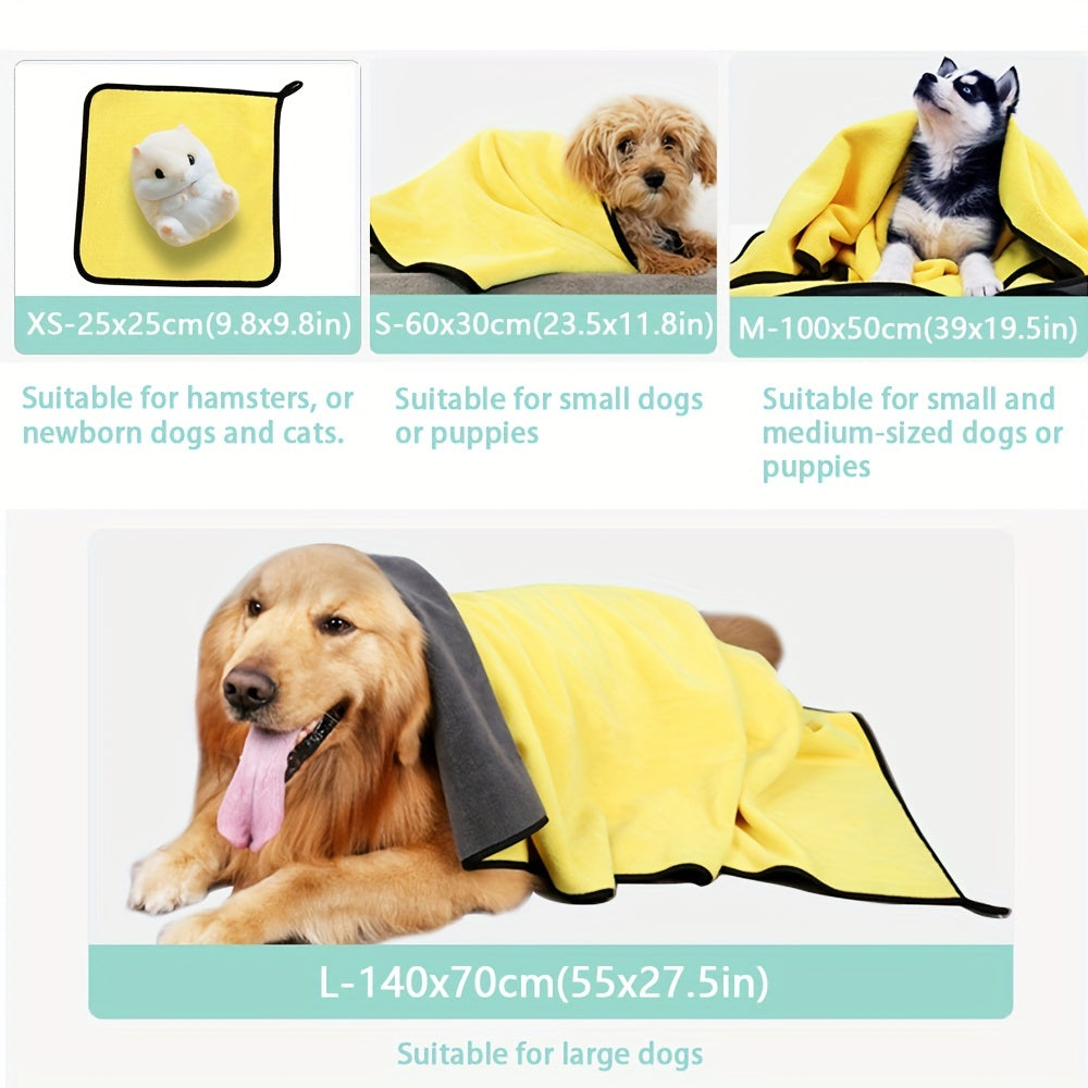 Soft And Absorbent Pet Towels - Super For Cats And Dogs - Perfect Christmas Gift