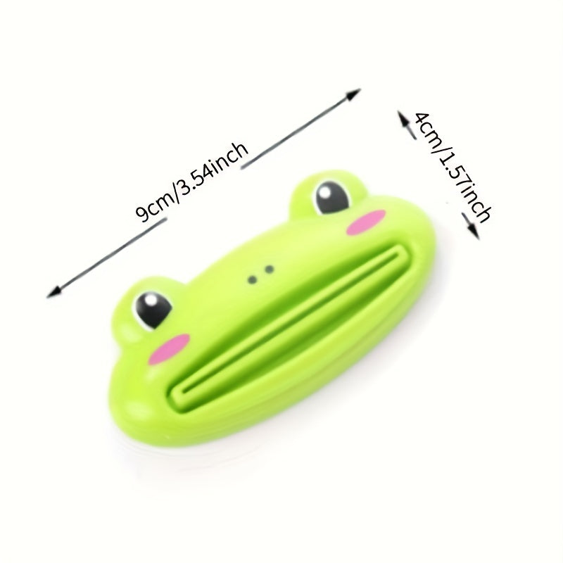 1pc Cartoon Animal Toothpaste Squeezer, 4 Cute Designs, Kids' Bathroom Accessories
