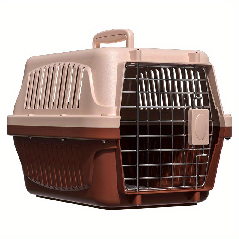 Portable Pet Carrier for Cats and Dogs - Airline Approved Travel Crate with Comfortable Interior Padding and Secure Locking Mechanism - For Small to Medium Pets - Suitable for Air Travel & Road Trips - Perfect Gift for Pet Ow