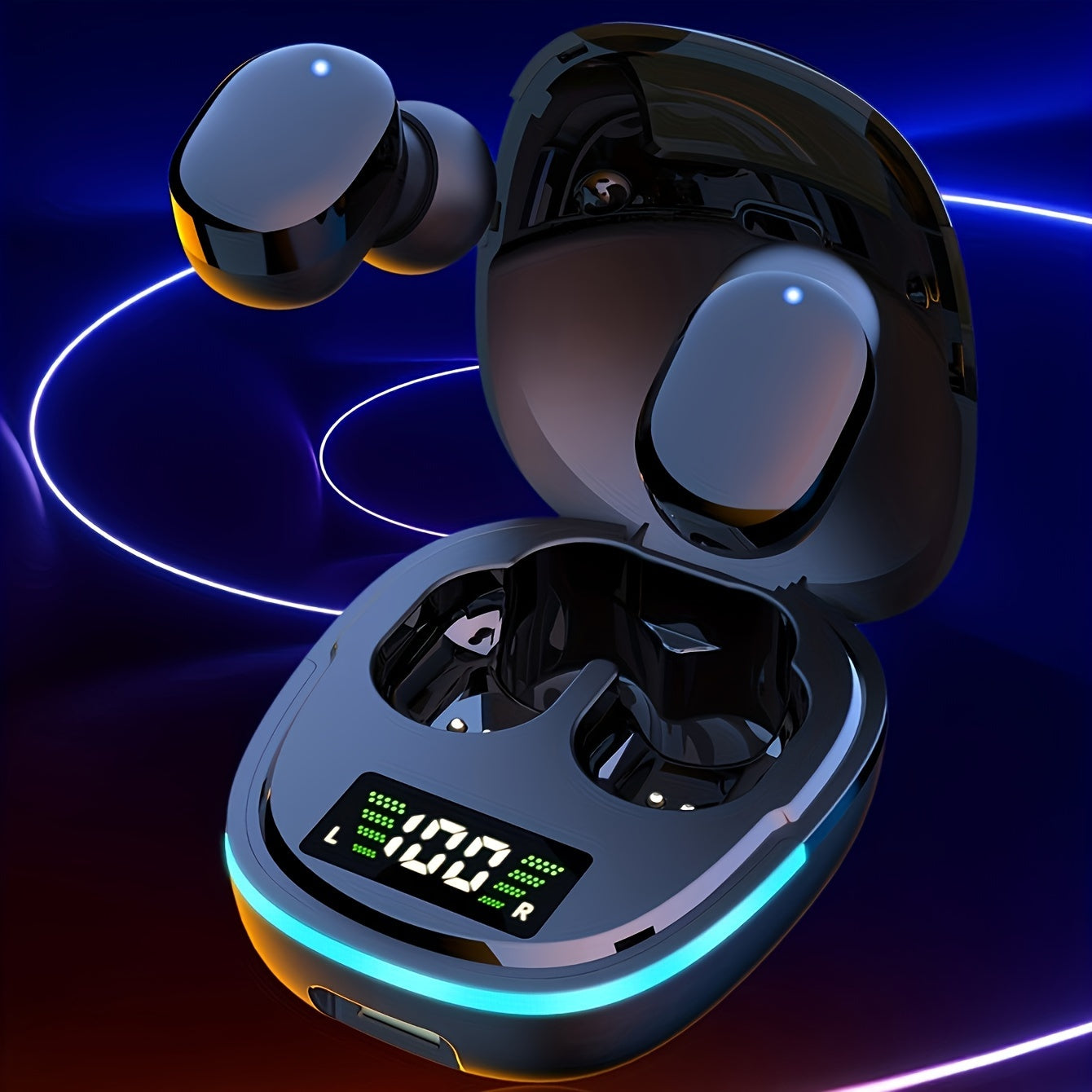 2024 year New Wireless Earphones Headphones with LED Display Touch In-EarTWS Wireless Earbuds Sports Music Game Headset for IOS/Android
