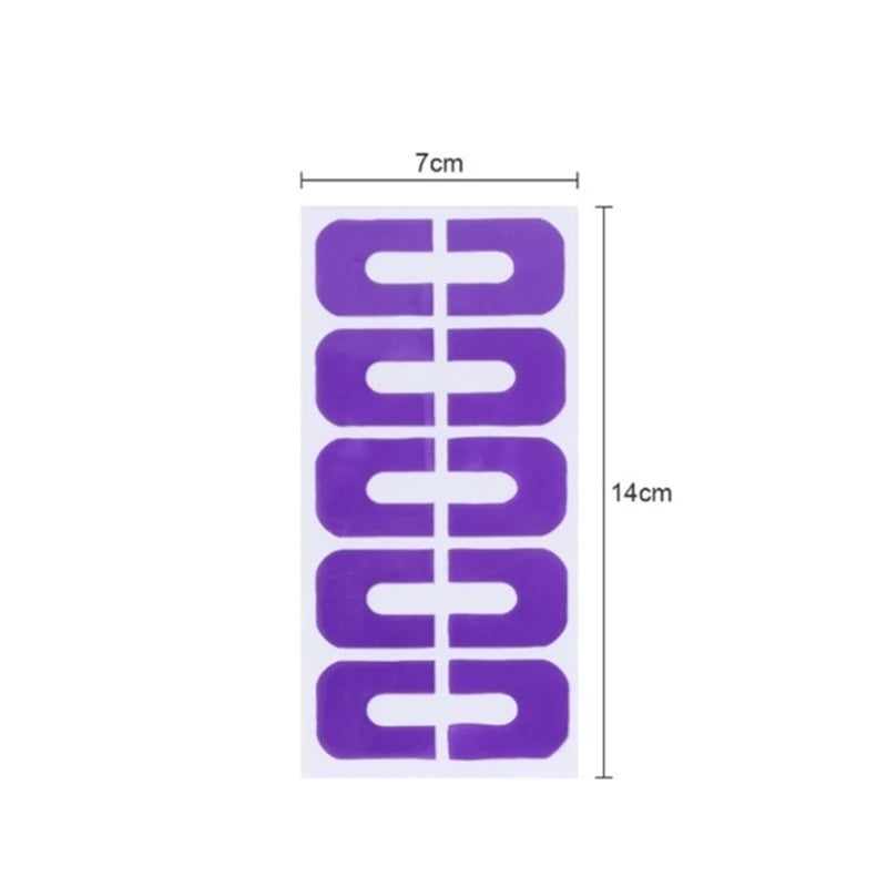 [U-shape Nail Protector] Plastic U-shape Nail Polish Protector | Latex Nail Polish Barrier | Hot Stamping For Anti-overflow Nail Polish
