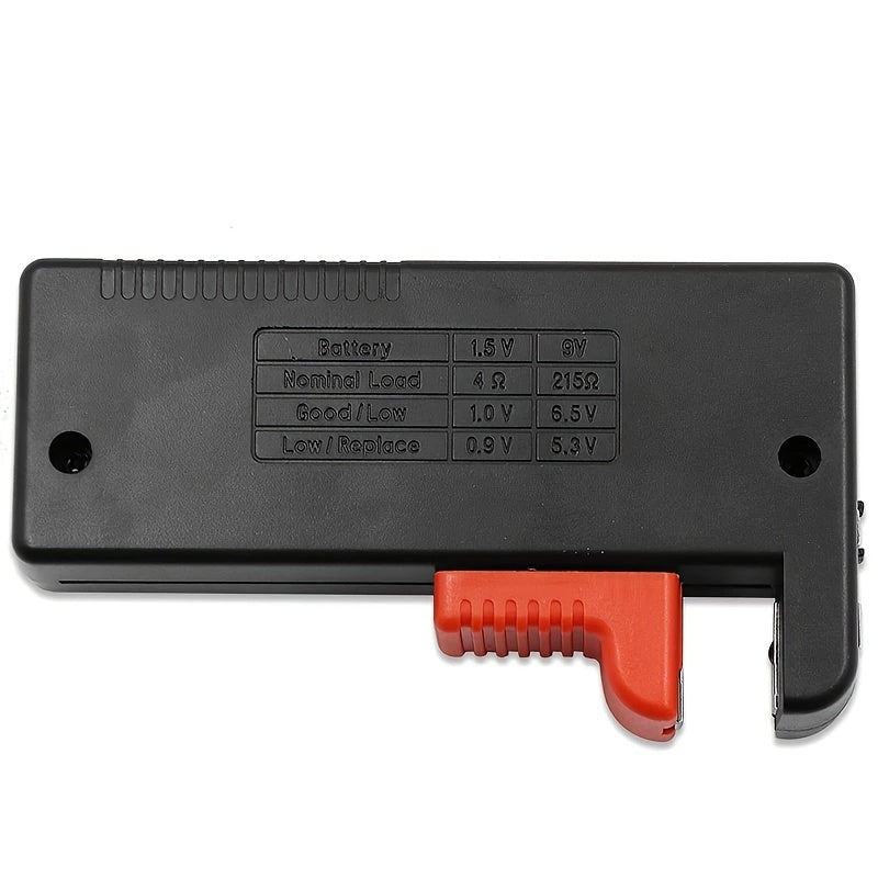 BT-168 Universal Battery Tester - Quickly Check AA/AAA/C/D/9V/1.5V Batteries With Colour-Coded Meter Indicators!