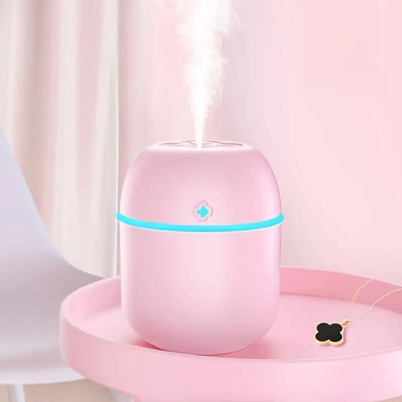 Portable Aromatherapy Humidifier with USB, Unscented Mist for Normal Skin, USB Powered Atmosphere Lamp for Bedroom, Living Room, Office, Car, No Battery Required, ≤36V