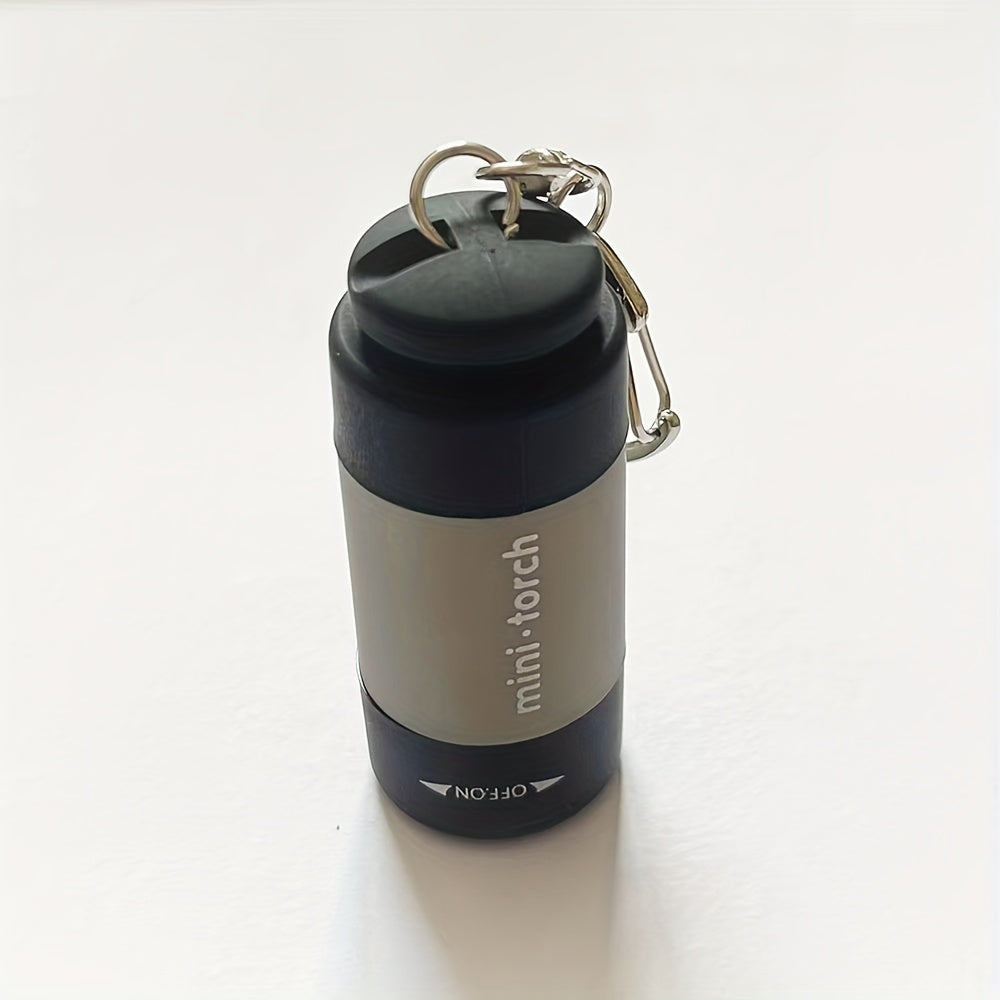 USB Rechargeable Portable Flashlight Keychain Mini Flashlight Camping Super Bright Light Outdoor Products