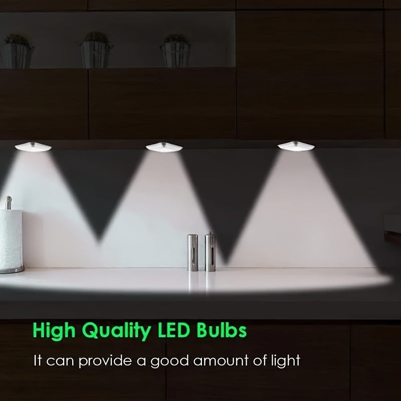 1pc 6LED Motion Sensor Night Light LED Wall Lamp Closet Cabinet Stair Wireless for Ladder Bedroom Corridor Staircase Indoor Decoration