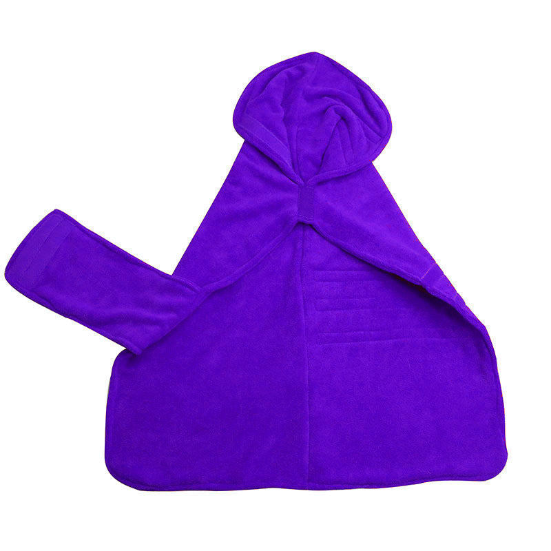 Ultra-Soft Microfiber Dog Bathrobe Towel - Dogs Grooming Essential for Drying and Comfort - Super Absorbent, Quick-Drying, Cozy Robe Vest for Pets