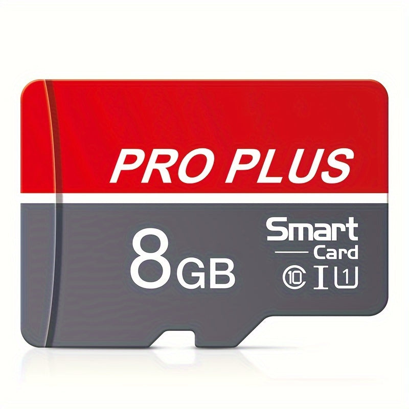 MICRODRIVE High-Speed Class 10 U3 Pro Plus Memory Card - Red & Gray, 4GB to 256GB, Reliable Performance for Smartphones, Tablets & More