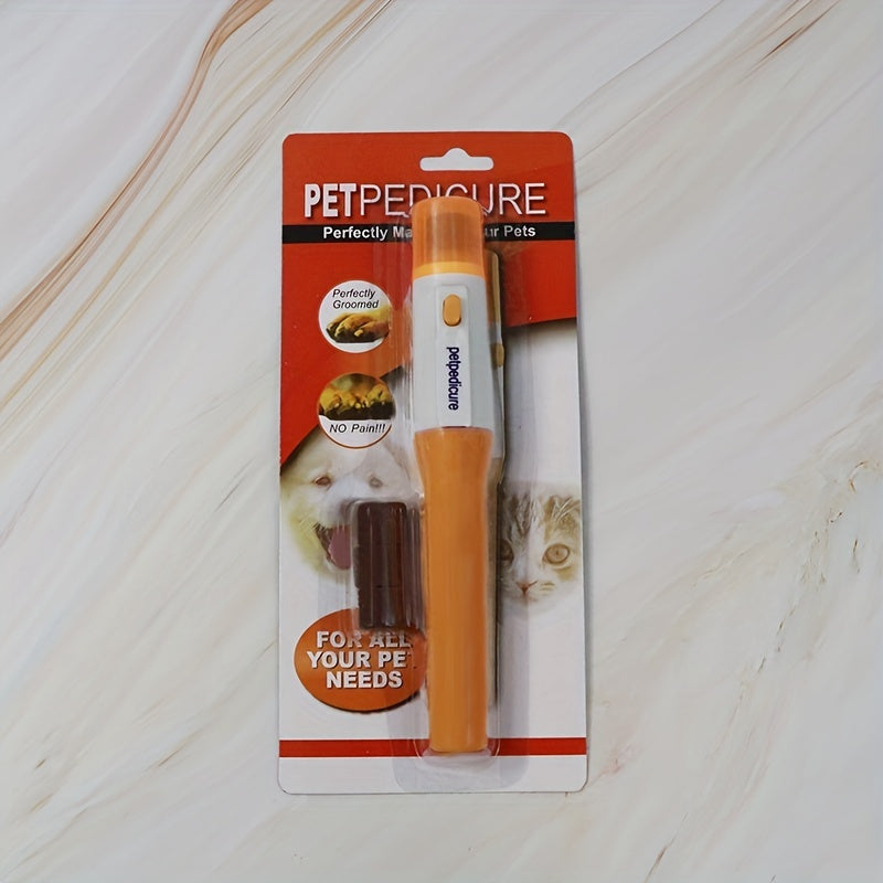 1pc Pet Nail Grinder - Effortless Electric Operation for Precise Nail Trimming, Gentle Claw Shaping and Convenient At-Home Grooming - Suitable for All Pets, Cats, Dogs, and Animals