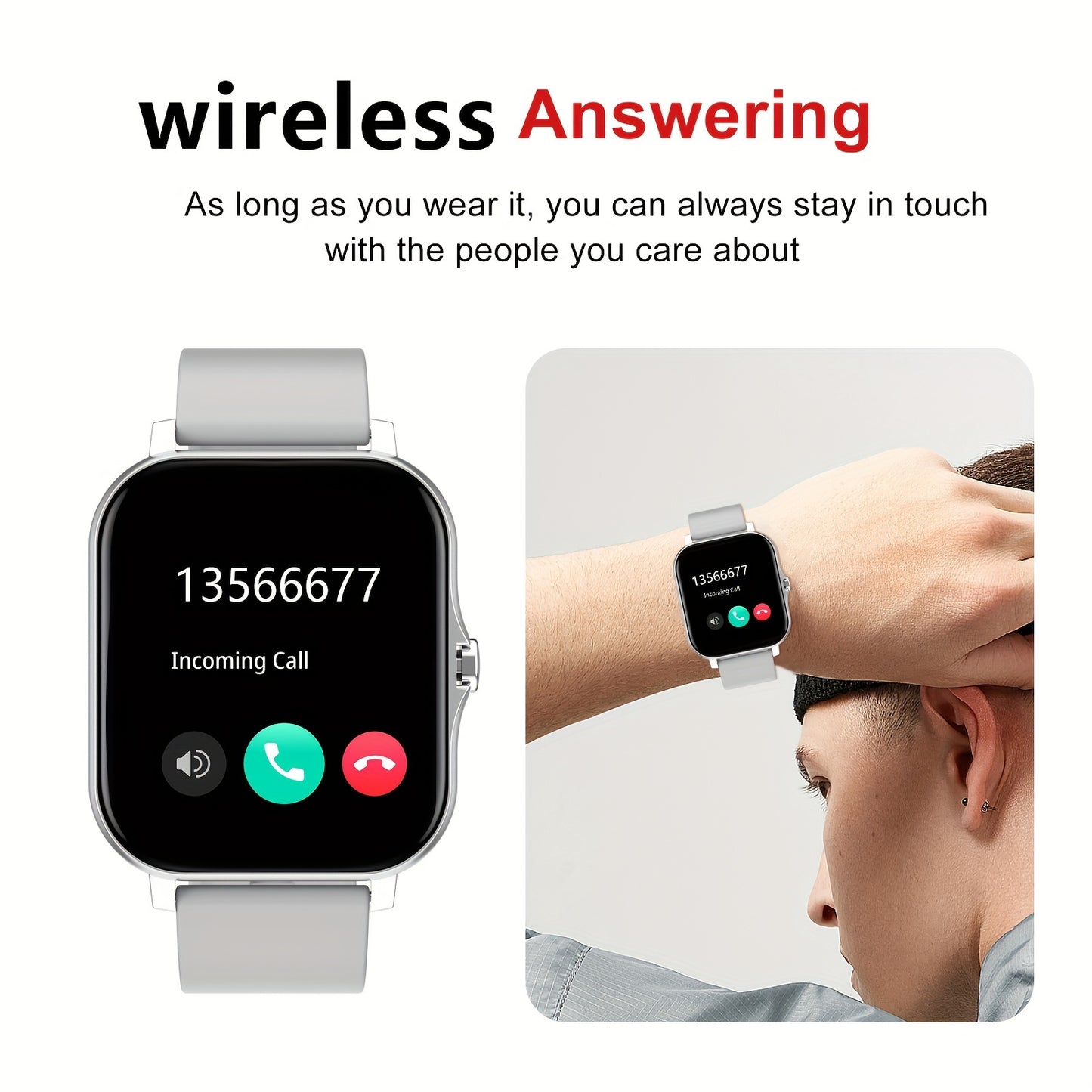 Smart Watch Wireless Call Reminder For Men And Women Multi Functional Sports Watch