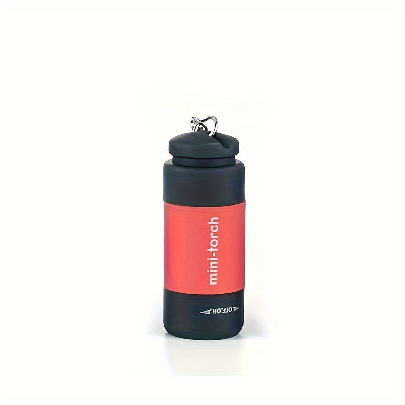 USB Rechargeable Portable Flashlight Keychain Mini Flashlight Camping Super Bright Light Outdoor Products