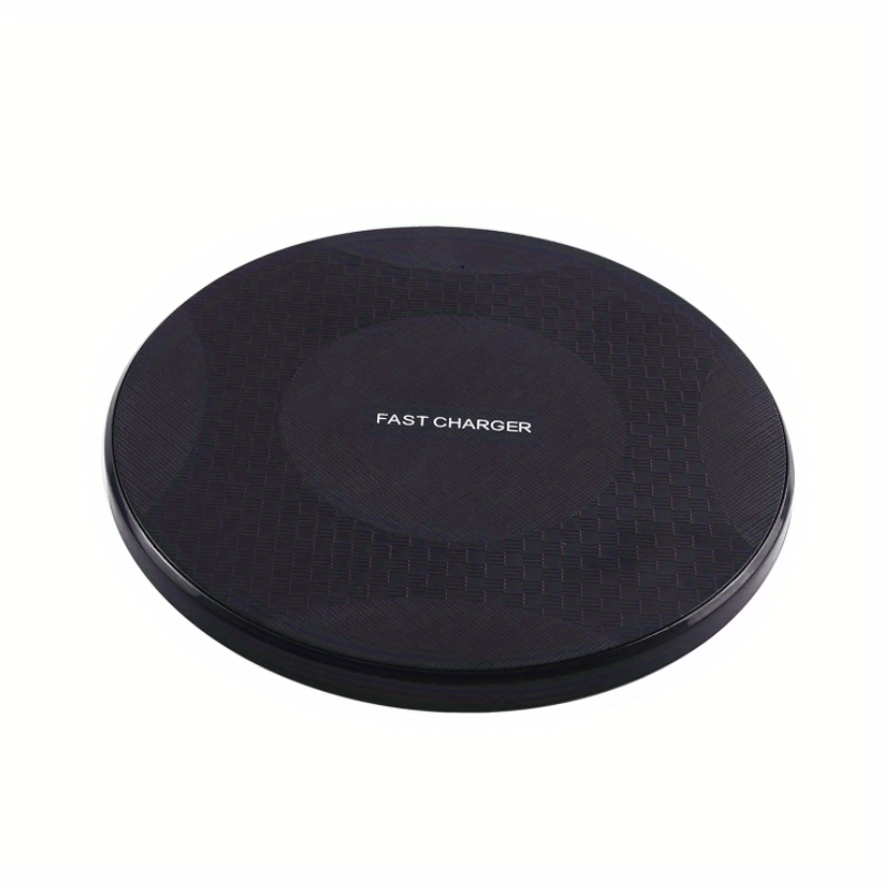10W Fast Wireless Charger, Compatible with iPhone 16/15/14/13/12/11/8 Series, S23/S22/S21/S20/S10/S9/S8/S7/S6 Series, Note 10/9/8/5 Series, Slim Design for Bedside & Office Desk, Free Cable Included