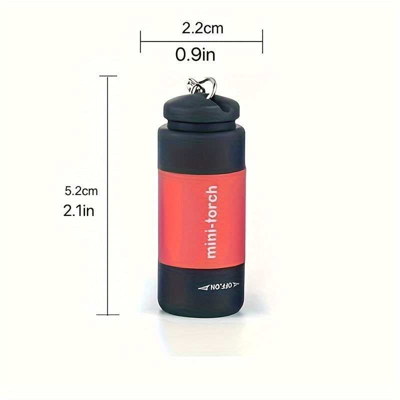 USB Rechargeable Portable Flashlight Keychain Mini Flashlight Camping Super Bright Light Outdoor Products