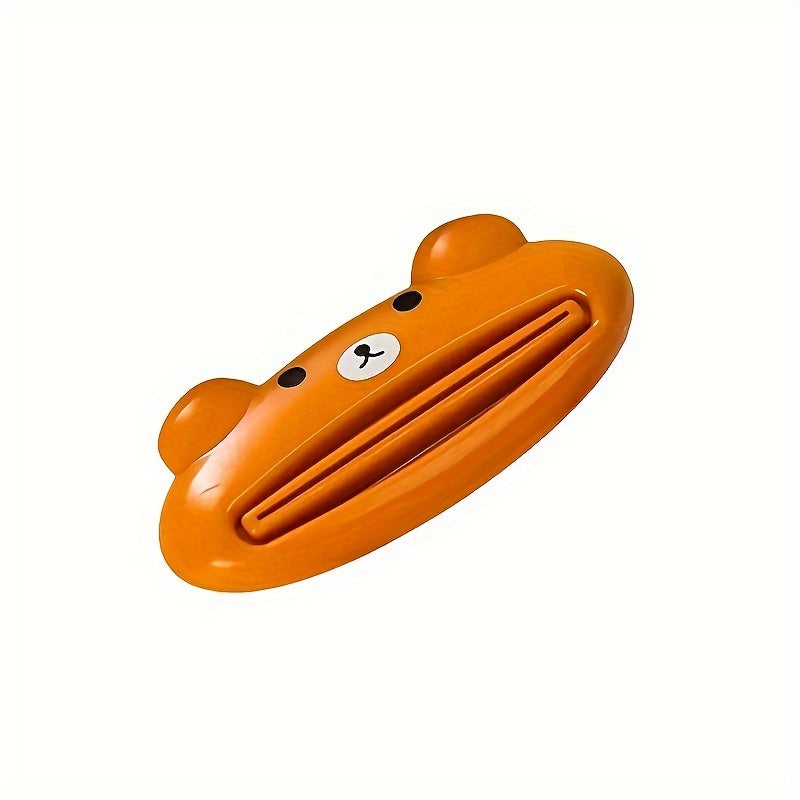 1pc Cartoon Animal Toothpaste Squeezer, 4 Cute Designs, Kids' Bathroom Accessories