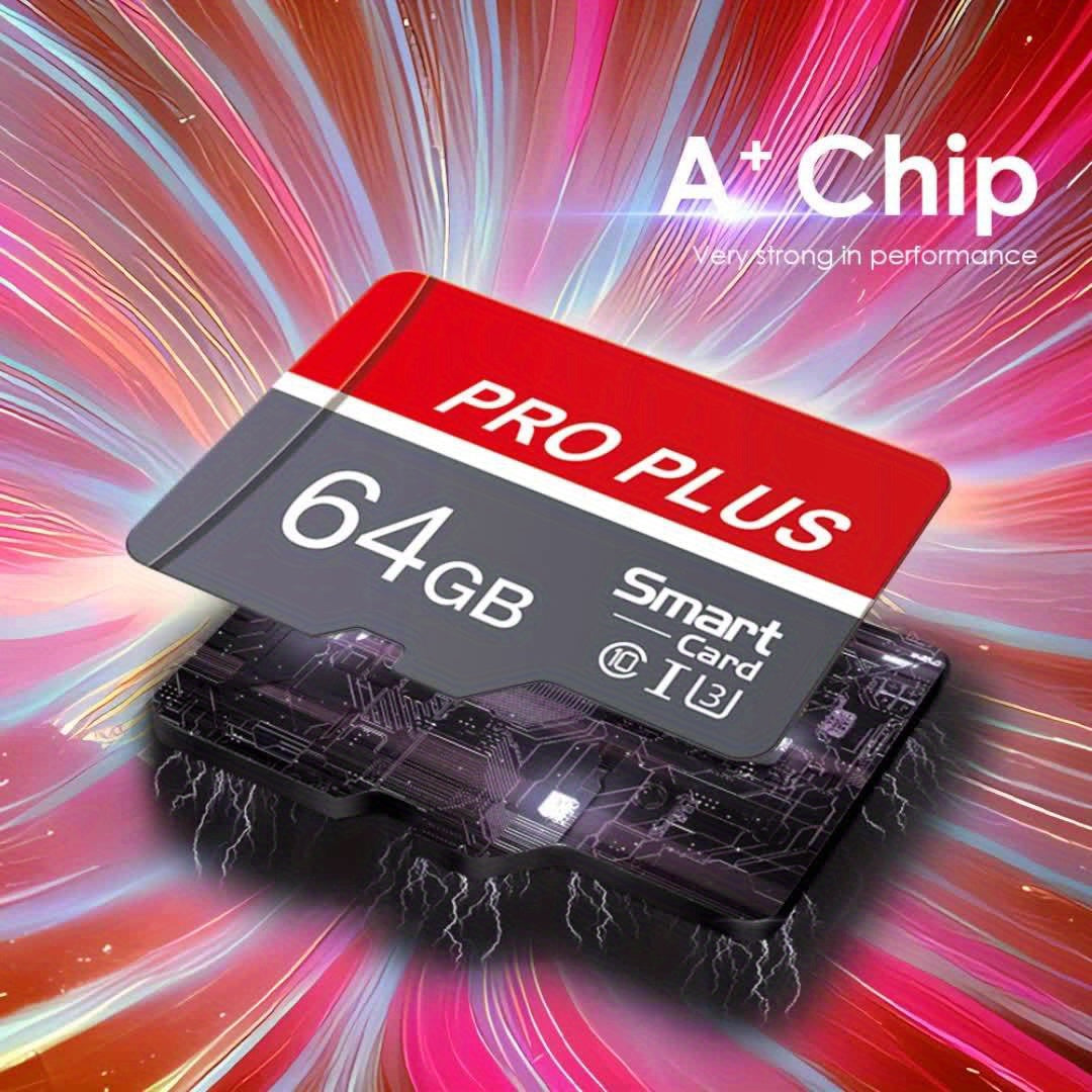 MICRODRIVE High-Speed Class 10 U3 Pro Plus Memory Card - Red & Gray, 4GB to 256GB, Reliable Performance for Smartphones, Tablets & More