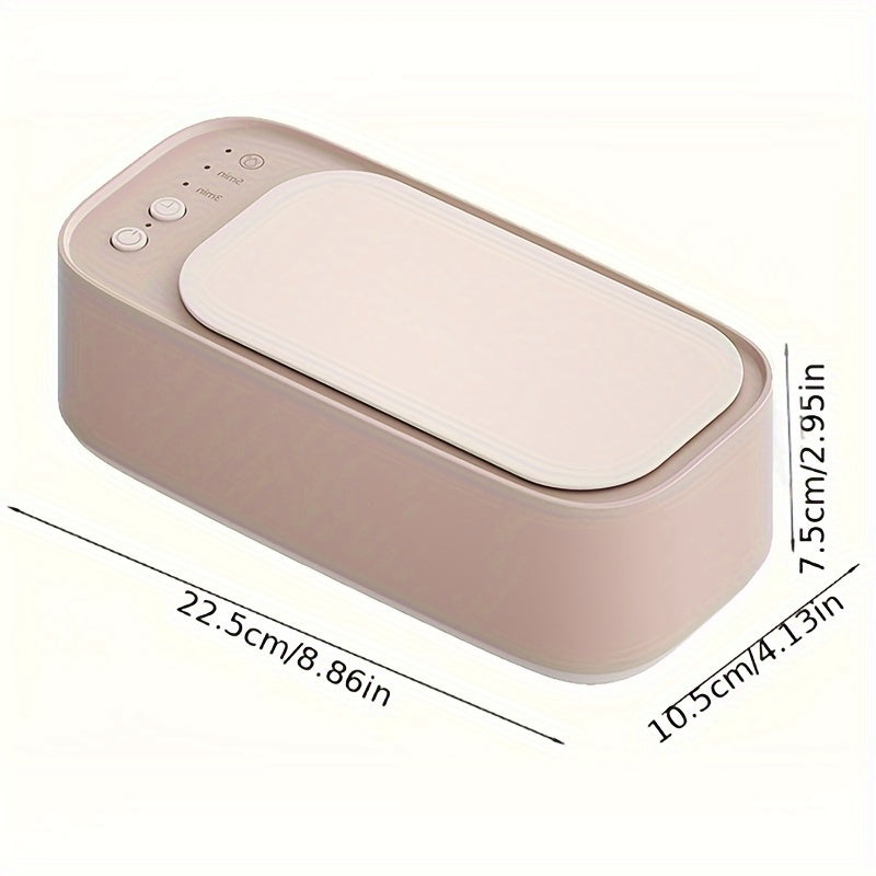 [45KHZ Jewelry Washer] 45KHZ Professional Jewelry Washer - 12OZ Water Tank for Glasses, Watches, Earrings, Rings, Necklaces, Razors, Contact Lens - Effortless Home Use, Winter Christmas Gifts