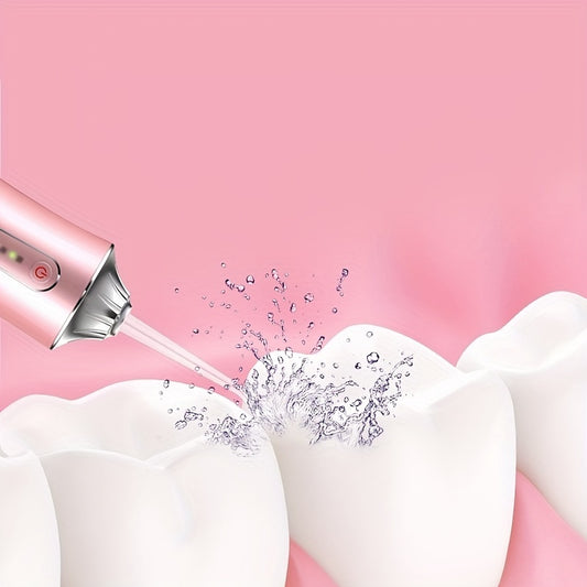 Electric Water Flosser, Intelligent Chip For Precise Pressure Control, 360 Degree Rotatable Nozzle, Oral Irrigator For Deep Teeth And Gum Cleaning, Available In Coral Powder & Mint Green Christmas Gift