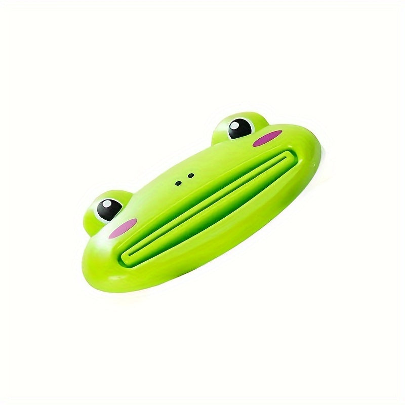 1pc Cartoon Animal Toothpaste Squeezer, 4 Cute Designs, Kids' Bathroom Accessories