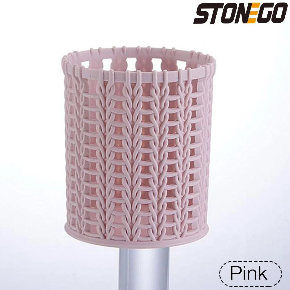 STONEGO Multi-Use Pen & Brush Holder – Cute Vase-Style Pencil Pot for Desk, Vanity & Stationery Storage (Accessories Not Included)